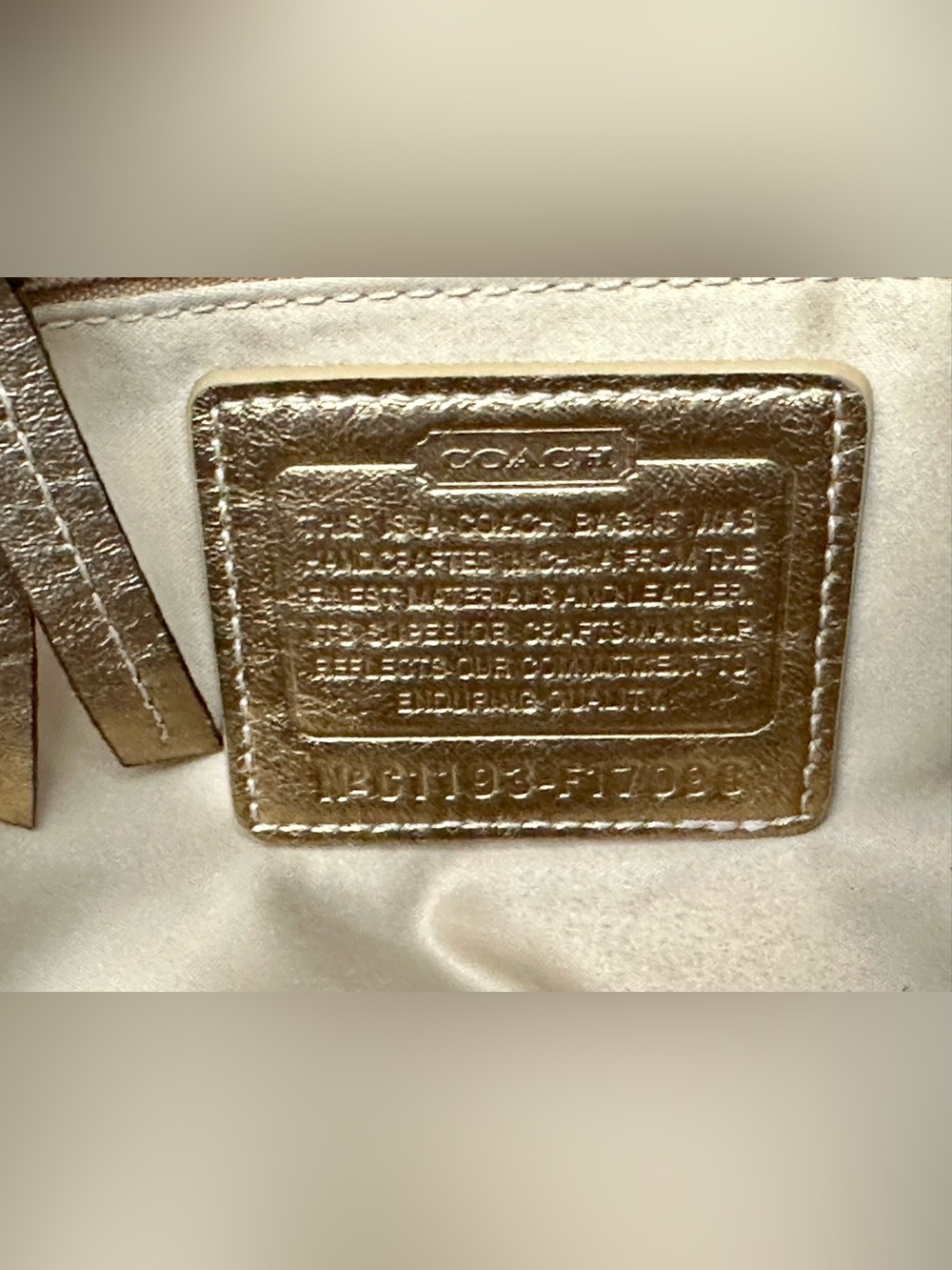 COACH Patchwork Satchel Multicolor Gold Y2K Leather Fabric - Picture 6 of 8